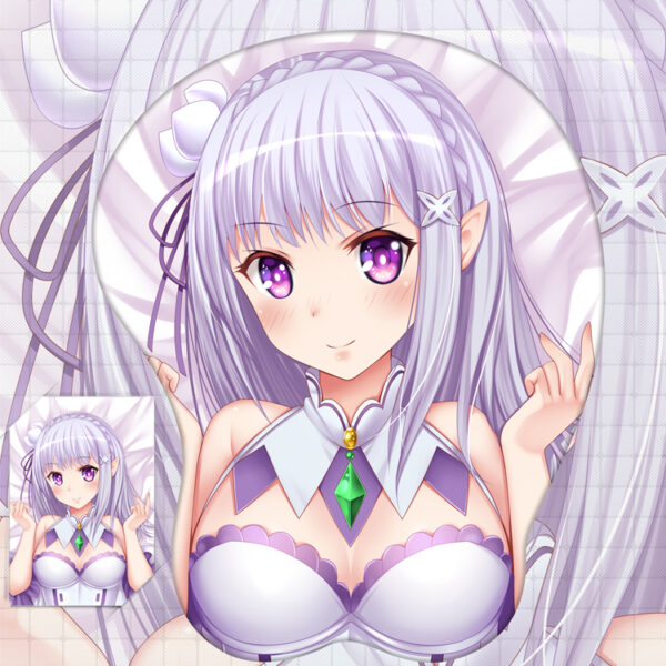 에밀리아 3D 가슴 마우스패드