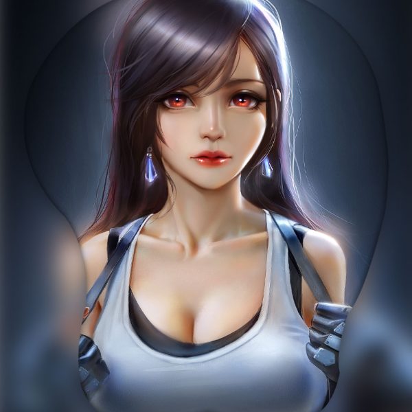 티파 록하트 3D 가슴 마우스패드 Ver1