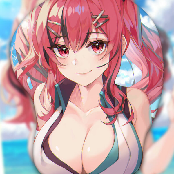 브레 머튼 3D 가슴 마우스패드