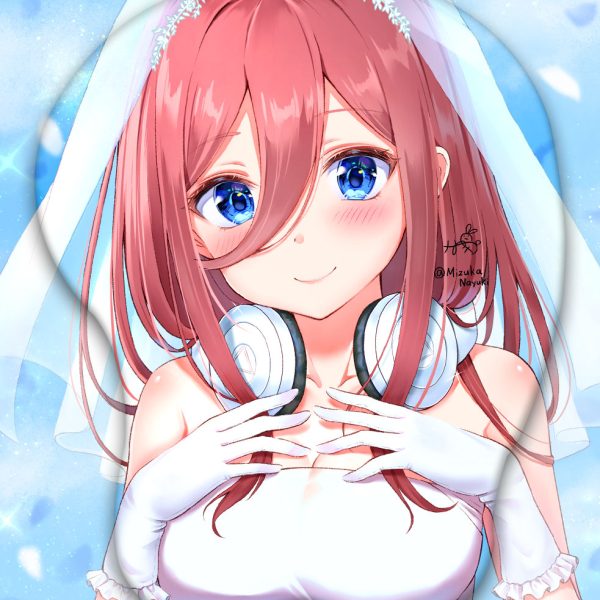 미쿠 나카노 3D 가슴 마우스패드 Ver2