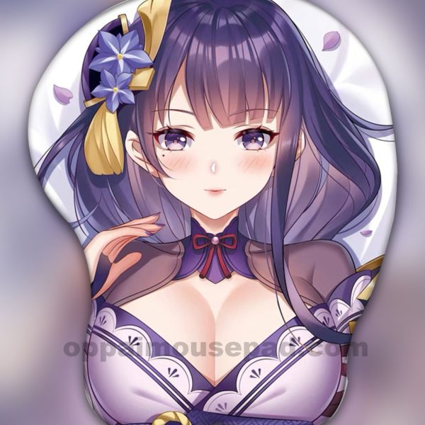 라이덴 쇼군 3D 가슴 마우스패드