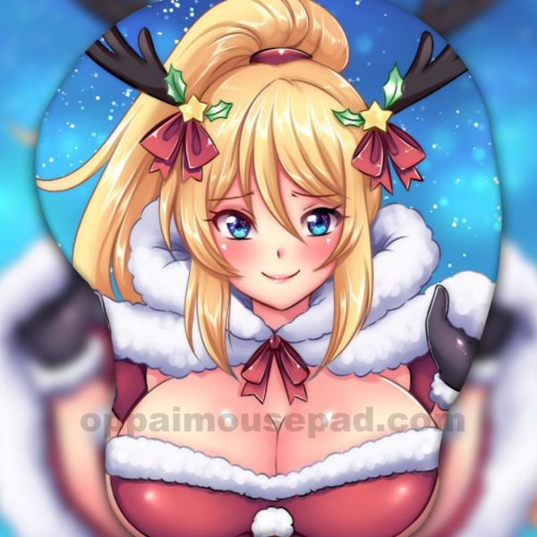 사무스 아란 3D 가슴 마우스패드