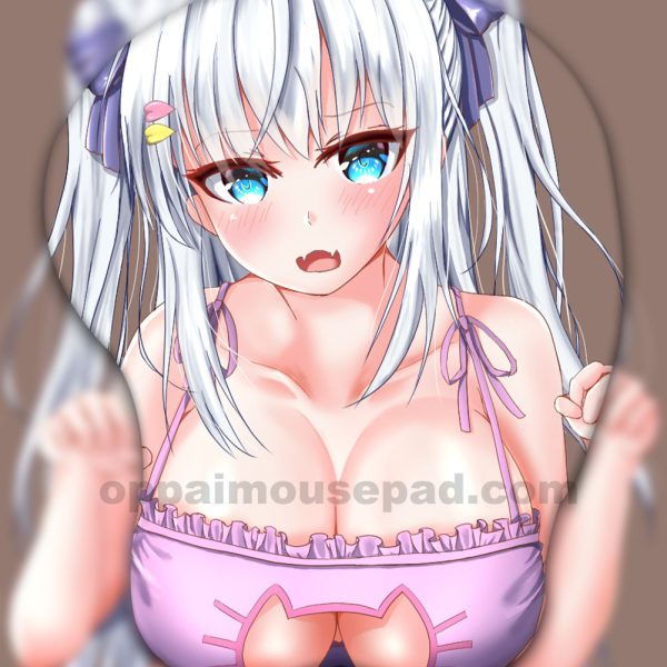 백설 미시로 3D 가슴 마우스패드