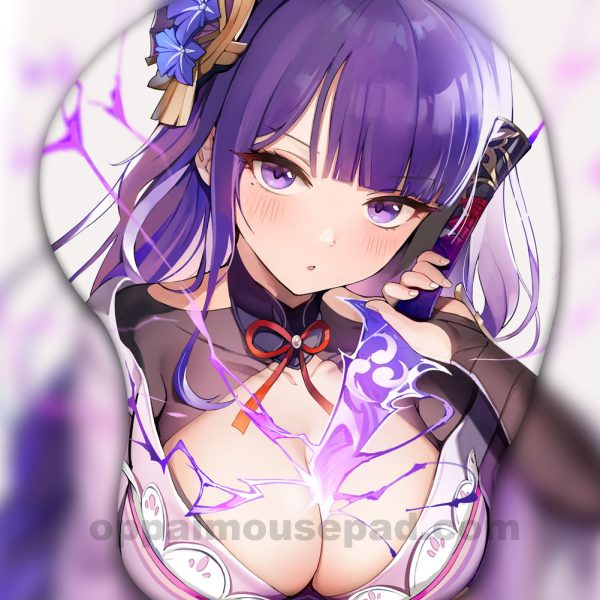 라이덴 쇼군 3D 가슴 마우스패드 Ver1