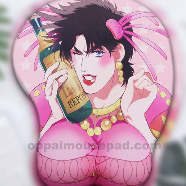 조셉 죠스타 3D 가슴 마우스패드