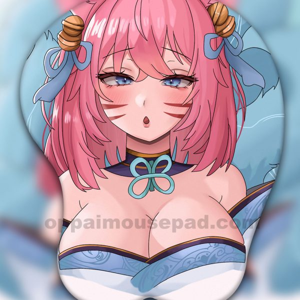 아리 실물 크기 가슴 마우스 패드 Ver2