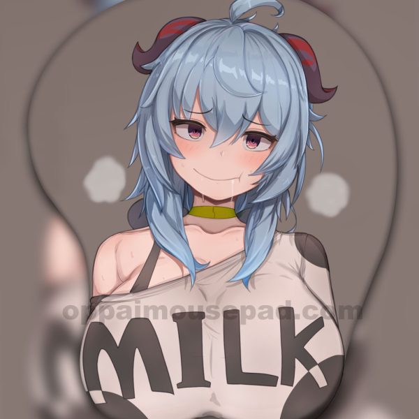 감우 실물 크기 가슴 마우스 패드 Ver2