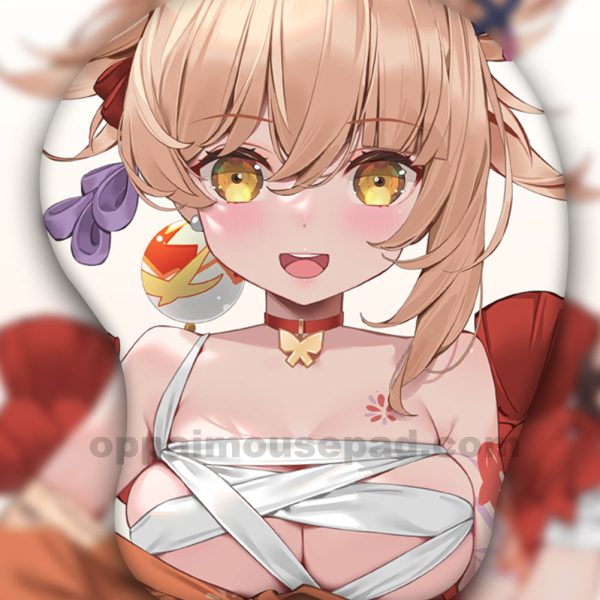요이미야 3D 가슴 마우스패드 | 원신