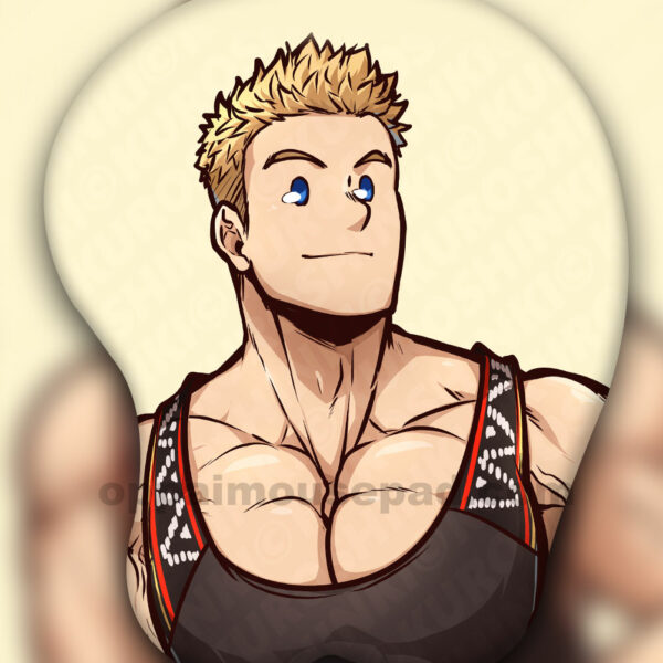 통형 밀리오 3D 가슴 마우스패드 | 나의 히어로 아카데미아 Ver2