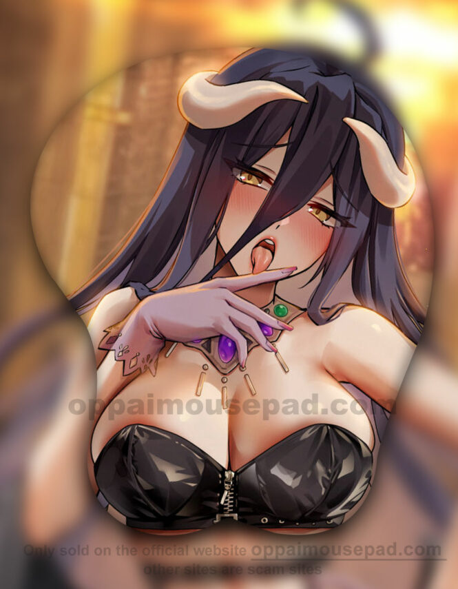 Overlord Albedo Boob Mouse Pad