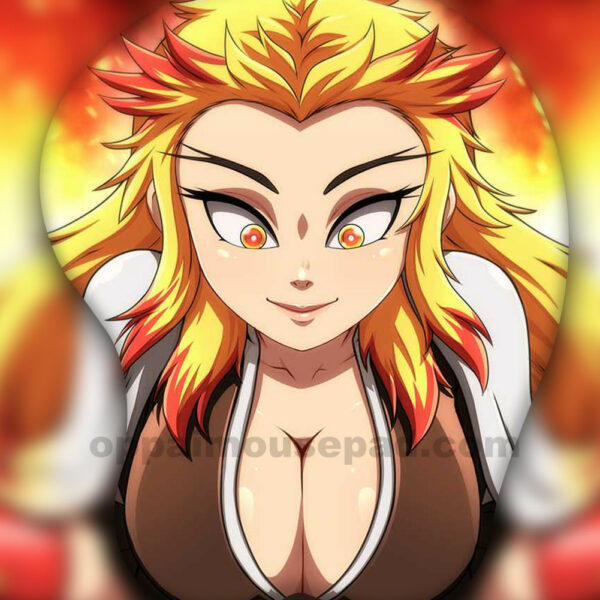 연옥 안주로 3D 가슴 마우스패드 | 귀멸의 칼날