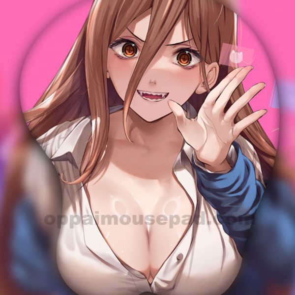 파워 체인소 맨 3D 가슴 마우스패드 Ver2