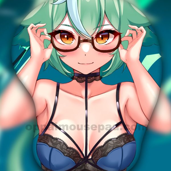 설탕 3D 가슴 마우스패드 | 원신