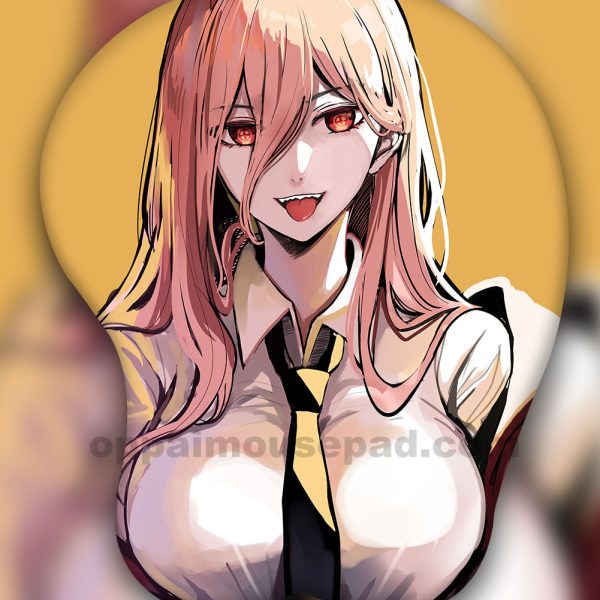 파워 3D 가슴 마우스패드 | 체인소 맨