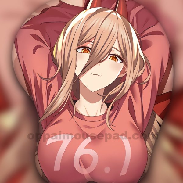 파워 3D 가슴 마우스패드 | 체인소 맨 Ver2