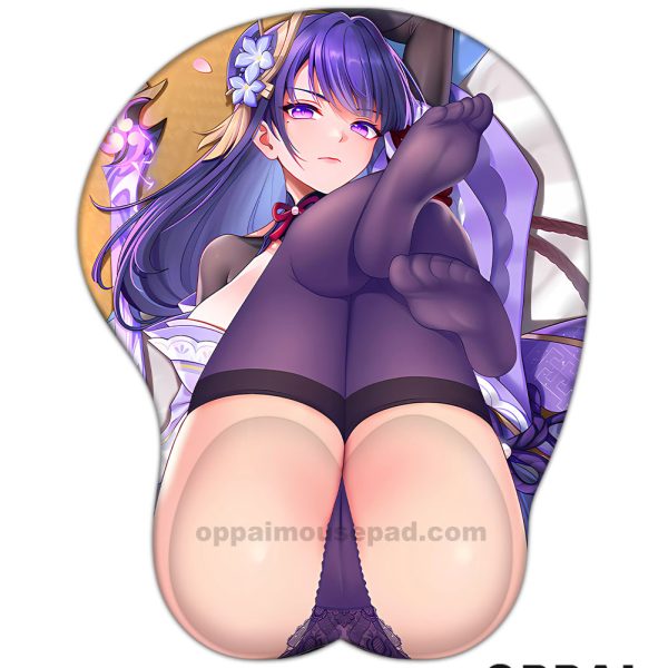 라이덴 쇼군 3D 엉덩이 마우스 패드 | 원신