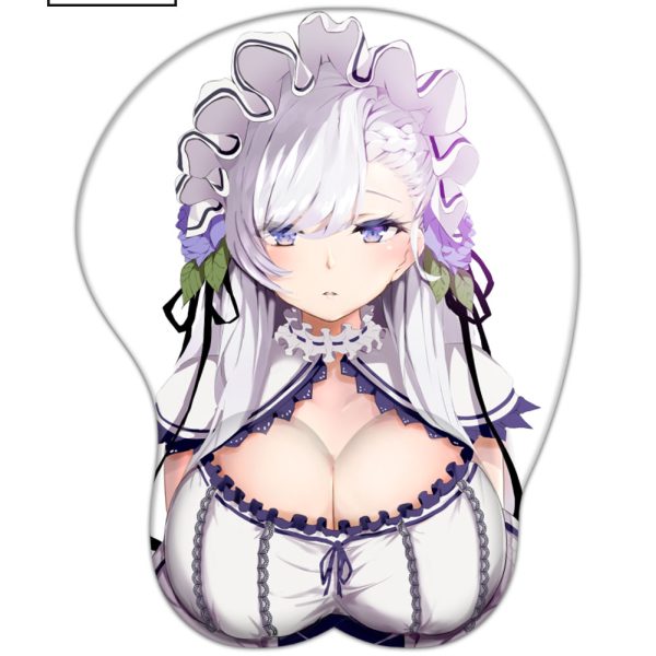 벨파스트 벽람항로 실물 크기 가슴 마우스 패드