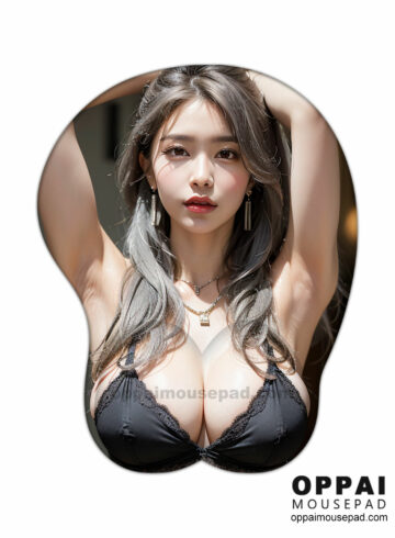 소녀를 먹어라 3d 마우스 패드 젖꼭지