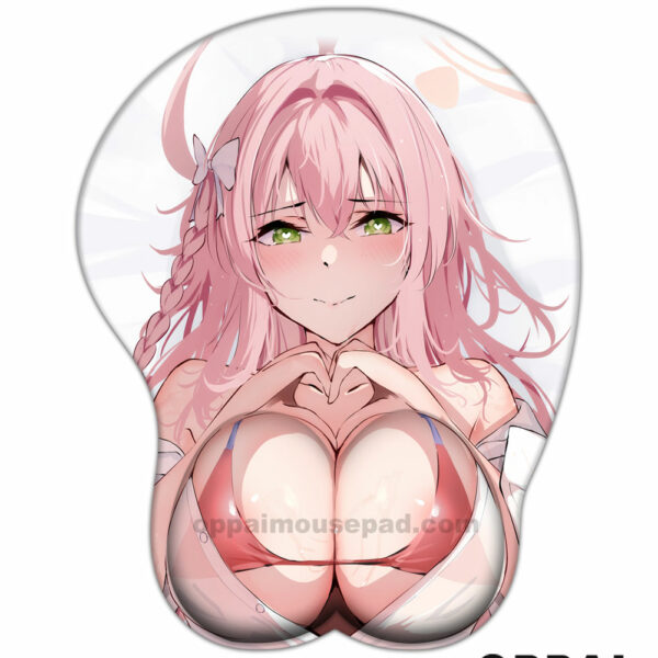 우라와 하나코 가슴 마우스 패드 | 블루 아카이브