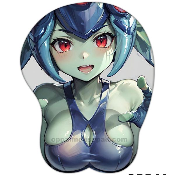 카르마라몬 디지털 몬스터 가슴 마우스 패드