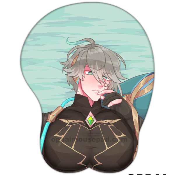 알하이탐 실리콘 마우스 패드 | 원신