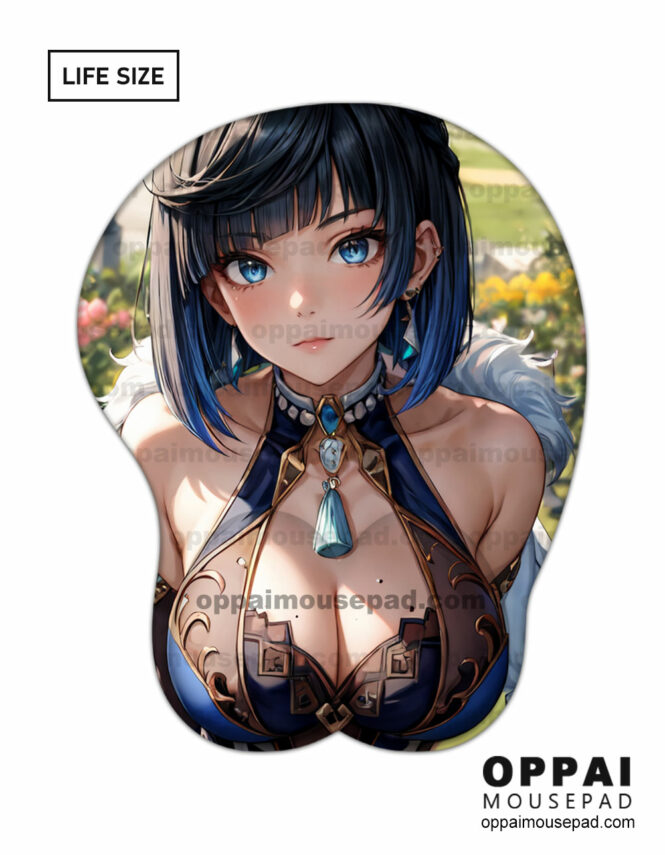 Yelan Genshin Impact Big Boob Mouse Pad