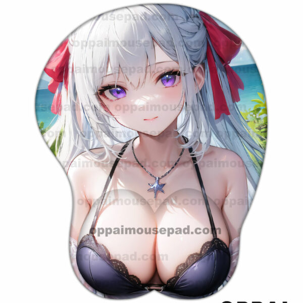 유필리아 마젠타 가슴 마우스 패드