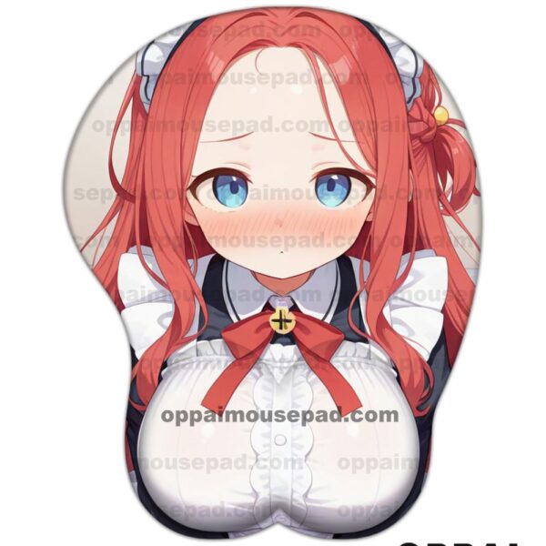 블루 아카이브 하나오카 유즈 입체 마우스 패드
