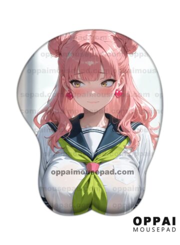 정반대인 너와 나 스즈키 미유 가슴 마우스 패드