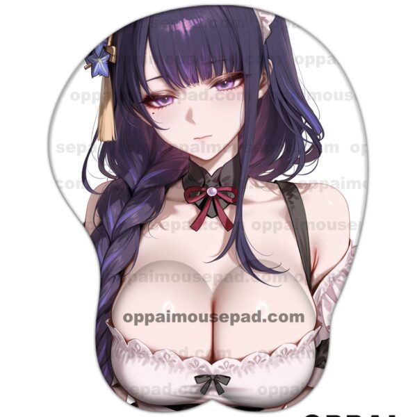 라이덴 쇼군 원신 가슴 마우스 패드